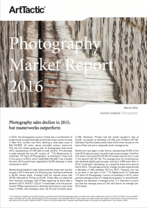 Photography Market Report - March 2016 | ArtTactic
